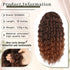 Ponytail Extension, Curly Drawstring Ponytail for Women, 18 Inch Natural Fluffy Synthetic Hairpiece