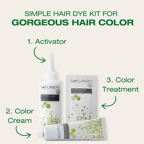 Naturigin Permanent Hair Color 5.0 Light Brown (Chocolate) – Ammonia Free, 100% Gray Coverage, Vegan