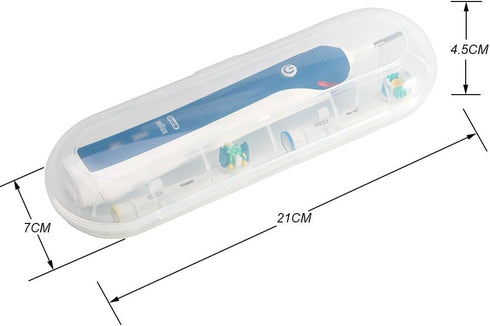 Nincha Portable Replacement Plastic Travel Case for Oral-B Pro Series Electric Toothbrush (Transparent)