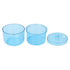 Portable Nail Art Cleaning Box, Nail Sterilizer Box for Manicure Tools, Cleaning Container for Accessories (Blue)