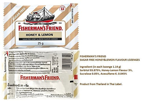 Fisherman's Friend Honey Lemon Lozenges 25g - Pack of 6