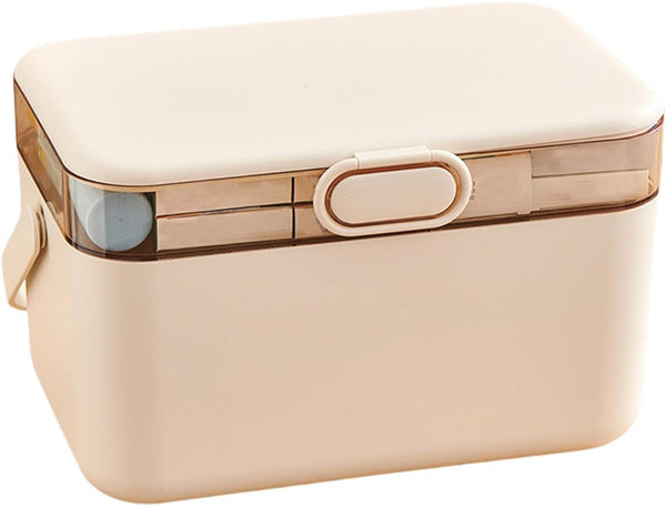 Naqqios Storage Medicine Box - Weekly Pill Dispenser Medicine Case | Medicine Storage