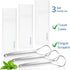 Metal Tongue Scraper for Adults and Kids, Oral Hygiene Tool for Bad Breath