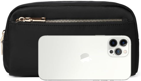 Large Capacity Waterproof Cosmetic Bag, Portable Toiletry Bag for Women, Travel Organizer with Adjustable Dividers