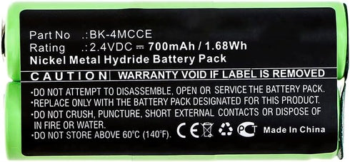 700mAh Replacement Battery for Waterpik 900 Sonic Toothbrush, Sensonic Plus SR-3000, 2.4V