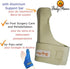 BodyMoves New Thumb Splint Brace - Plus Finger Hot and Cold Gel Pack for Tenosynovitis, Tendonitis, Carpal Tunnel,