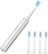 HOODANCOS Waterproof Electric Toothbrush for Adults Non-Rechargeable Soft Bristle Tooth Cleaner Portable Oral