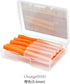 Portable Interdental Brush, 10PCS/Box for Traveling, 0.4-1.5MM Tooth Flossing Head Oral Dental Brush Tool