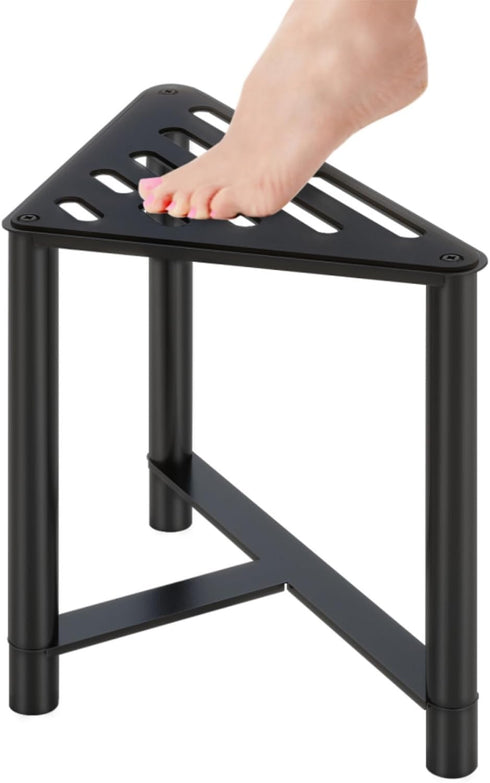 Shower Stool for Inside Shower, 13.78" D Stainless Steel Shaving Foot Rest,