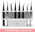 Lash Extension Supplies GEMERRY Tweezer Holder Stand Acrylic Display Storage for 8 Pcs Tweezers Accessories (Marbling)