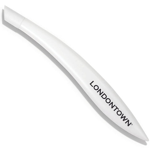 LONDONTOWN Cuticle Pusher Tool, Professional Grade Plastic Fingertip Nail Scrapper, Rubber Finish Tip
