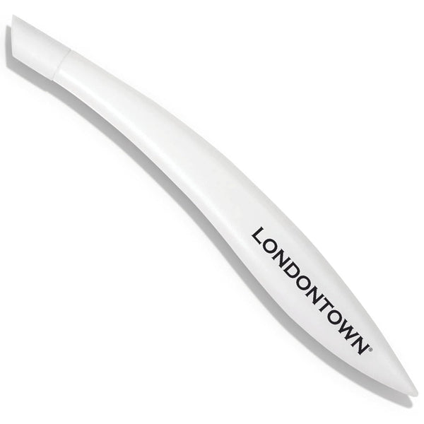 LONDONTOWN Cuticle Pusher Tool, Professional Grade Plastic Fingertip Nail Scrapper, Rubber Finish Tip