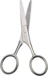 Professional Grooming Scissors for Facial Hair Removal, Ear Nose Eyebrow Trimming, Stainless Steel Straight Tip