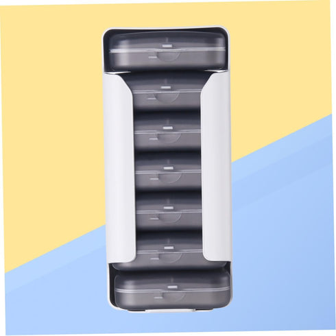 Travel-Friendly Pill Organizer - Durable Case for Vitamins and Medications