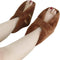 Heel Cushion Protector Pillow for Pressure Sores, Foam Heel Ankle Protectors for Bed Sores, 2 Pcs (Brown)