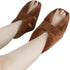 Heel Cushion Protector Pillow for Pressure Sores, Foam Heel Ankle Protectors for Bed Sores, 2 Pcs (Brown)