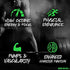DARK METAL Inc. Manson High Stim Pre Workout Powder, Energy Focus Strength, Blue Raspberry, 35 Servings
