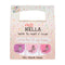 MISS NELLA SWEET LITTLE PACK Nail Polish Set, Easy Peel Off Water-Based Formula, 3 Colors for Kids