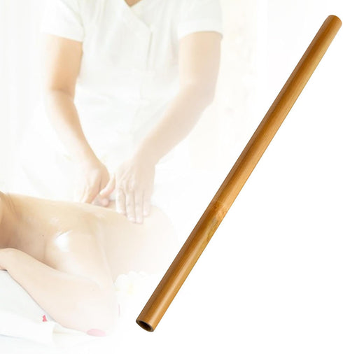 PawwJoy 42x2cm Bamboo Massage Sticks Gua Sha Tools for Waist Neck Back Pain Relief, Massager Tool for Relaxing Muscle