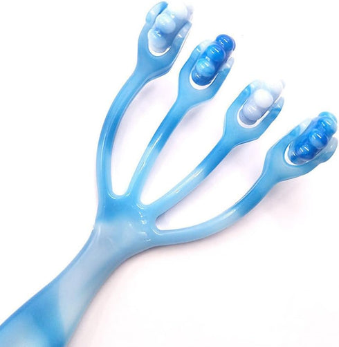 Handheld Four Roller Massager - Massage Tool for Foot, Body, Neck, and Head