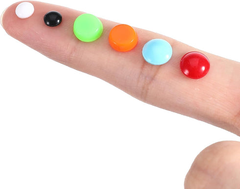Yolev 280 Pcs Combo Bump Dots for Visually Impaired - Multiple Sizes Low Vision Aids - Braille Stickers, Raised Tactile