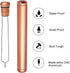 Metal Air Tight Tube Pill Container, Waterproof Storage Tube, Lightweight Portable for Travel (3 Pack)