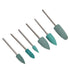 Nail Drill Bits Set, 6pcs Nail Polishing Grinding Machine Tools, Silicone Polisher for Acrylic Gel Nails, Manicure