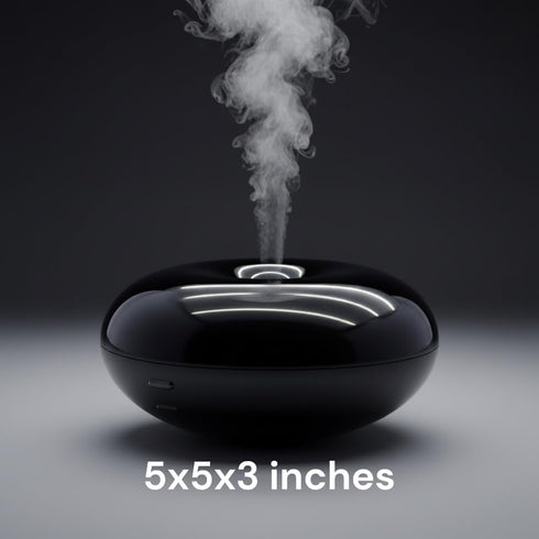 ZNERGY Black Mizu(Water) Sleek Design Essential Oil Ultrasonic Diffuser Timer LED Light Aromatherapy