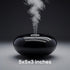 ZNERGY Black Mizu(Water) Sleek Design Essential Oil Ultrasonic Diffuser Timer LED Light Aromatherapy