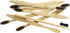 Extra Hard Bamboo Toothbrush, 8 Pieces of One Pack, Firm Bristles Super Hard