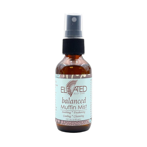 ELEVATED Muffin Mist – Organic Natural Feminine Spray, Balanced, 5 Scents, Vegan, Herbal Infused Oil