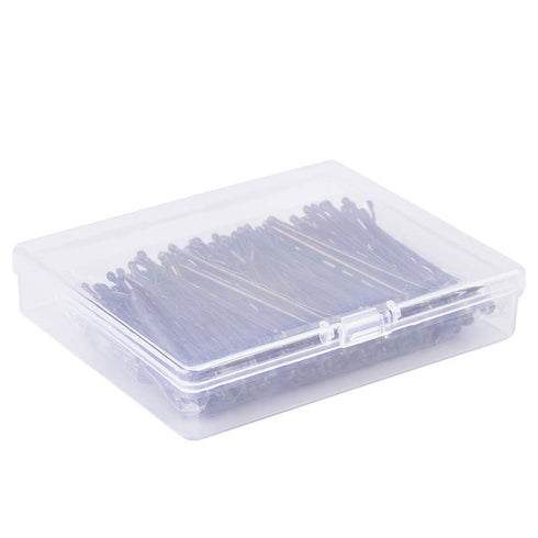 MORGLES 2 Inches Brown Bobby Pins, 120PCS Hair Pins with Box for Women Girls