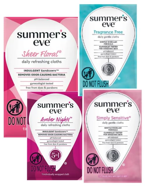 KING COMBOS Women's intimate cleaning, feminine wash wipes + King Combo QR code (Summer's