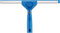 Neeklinny Multi-Purpose 13.5" Window Squeegee with 7" Handle, Rotating Window Cleaner for Glass,