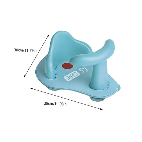 Baby Bath Chair for Boys and Girls Non-Slip Infant Shower Seat Anti-Skid Mat Sturdy Plastic for Safe Bathing Suitable