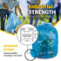 Aluf Plastics Heavy Duty 55 Gallon Blue Trash Bags, 50 Pack, 1.5 MIL, Industrial Strength Plastic