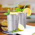4Pack 6oz Small Stainless Steel Cups, BPA Free Healthy Metal Drinking Glasses for Kids (Silver, 170ml/6oz)