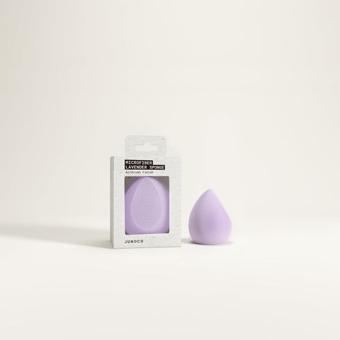 JUNO & Co. Microfiber Makeup Sponge, Dual Layer Technology for Flawless Makeup Blender for Foundation, Powder, Cream