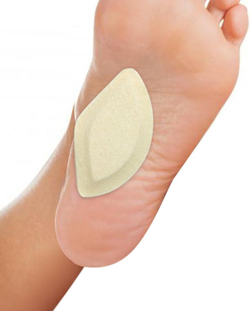 Premium Felt Foot Arch Support Pads - 3 Pairs Shoe Inserts - 1/4"