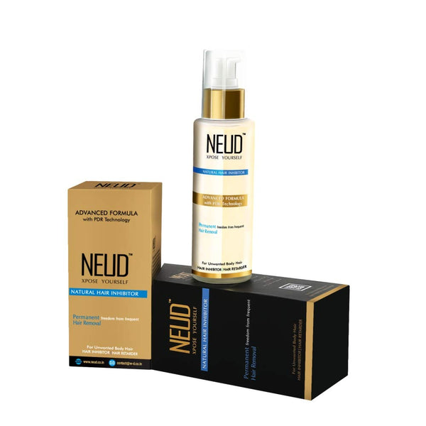 Natural Hair Inhibitor for Permanent Reduction of Unwanted Body & Facial Hair - Pack of 1