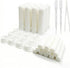 ZIOJOVK 12 Sets Essential Oil Aromatherapy Tubes Inhaler Sticks Blank Nasal Inhalers(12 Complete