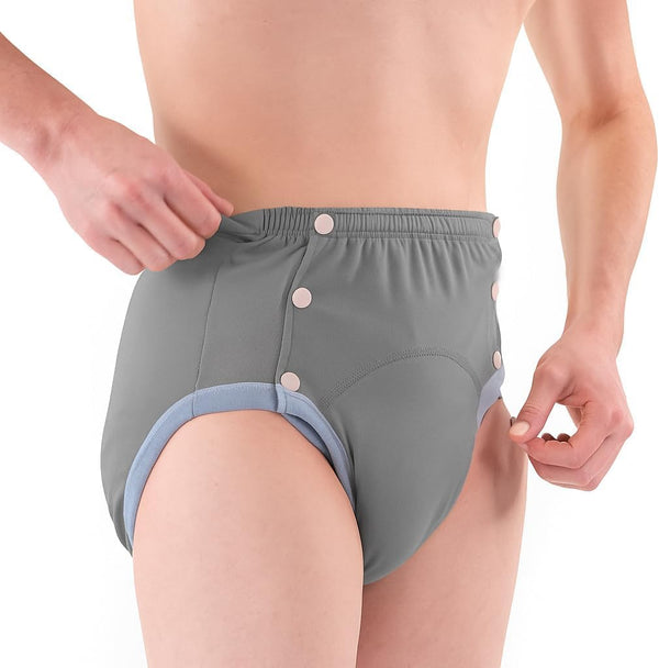 LEEMOOCARE Cotton Incontinence Pants for Adults: Washable, Breathable, Adjustable Leak-Proof Underwear for Elderly