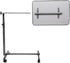 Kcelarec Bed Tray Overbed Table with Wheels, Rolling Tray Tables - Beds Side Table for Laptop, Eating, Rolling Beds