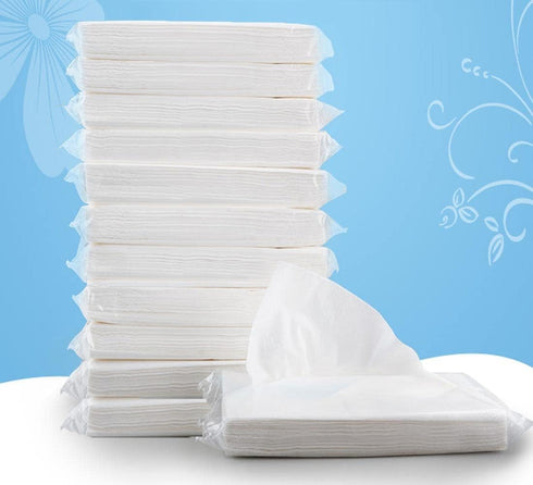Car Tissue Refill, Disposable Facial Tissues, Travel Size Pack for Purse, 12 Packets, 360 Sheets, Soft and Comfortable