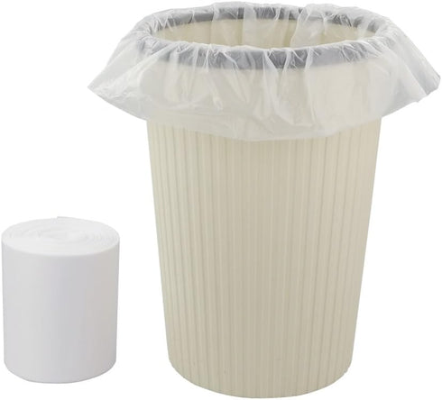 2.6 Gallon Small Trash Bags, White Wastebasket Bags, 115 Counts