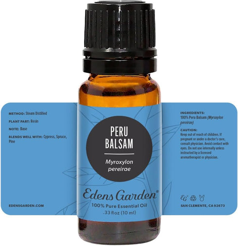 Edens Garden Peru Balsam Essential Oil, 100% Pure Premium Grade, 10 ml, Natural Therapeutic Aromatherapy