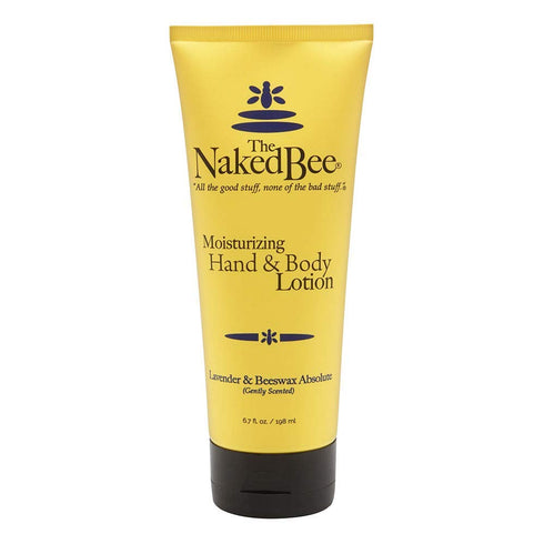 The Naked Bee Moisturizing Hand & Body Lotion, Lavender & Beeswax Absolute, 6.7 Ounce