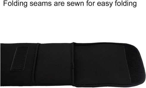 Curling Iron Flat Iron Bag, Waterproof Heat Resistant Case for Hair Styling Tools, Protective Sleeve Travel Bag (Black)