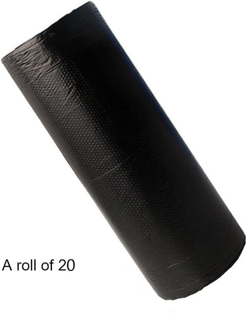 Small Garbage Bags, 5 Gallon, Strong Durable Disposable Kitchen Trash Can Liners, 100 Counts, Black