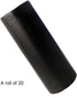 Small Garbage Bags, 5 Gallon, Strong Durable Disposable Kitchen Trash Can Liners, 100 Counts, Black